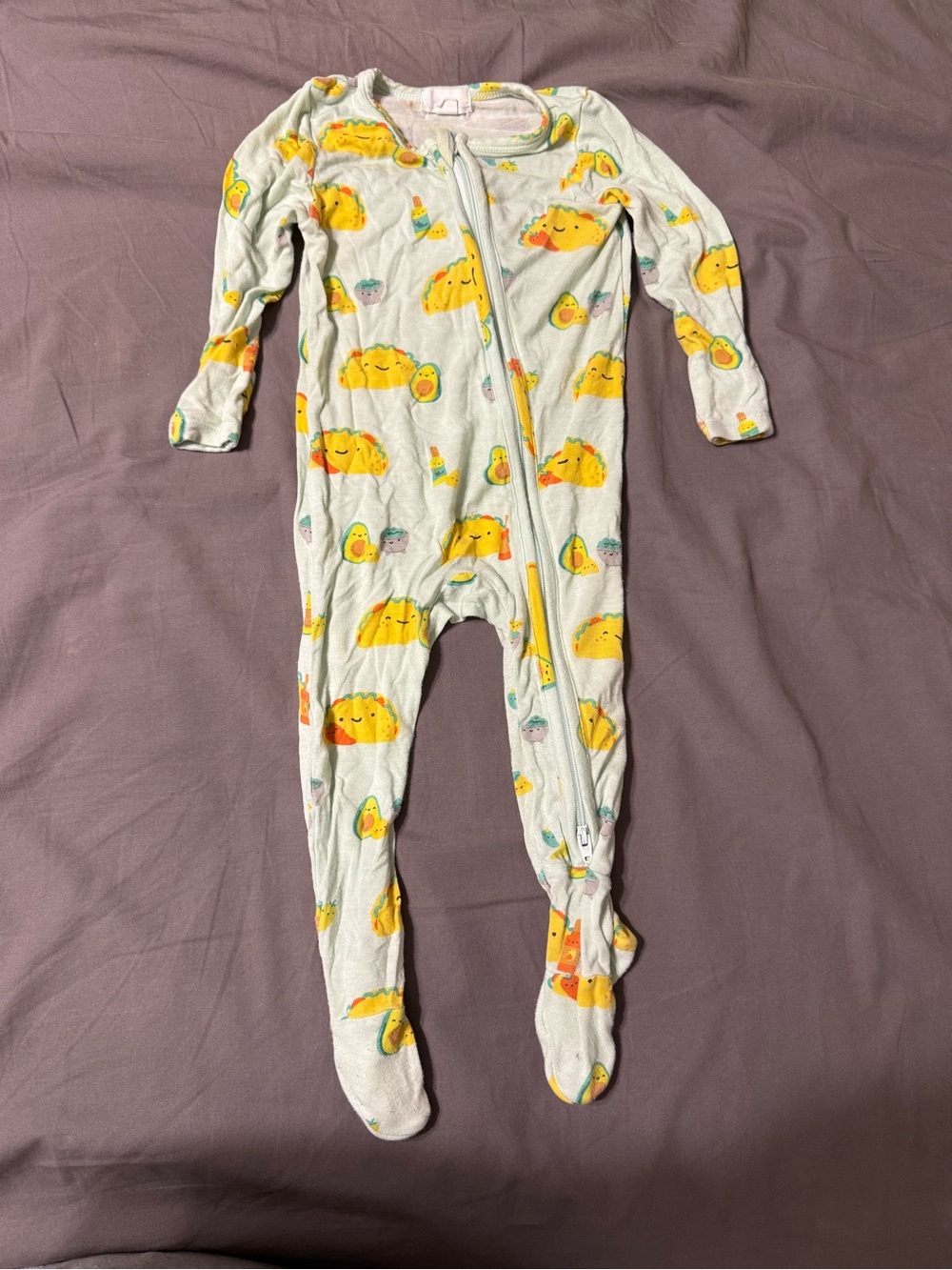 Angel Dear Taco Zipper Pajamas